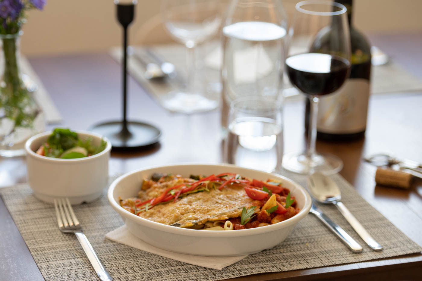 Ferienwohnung mit Frühstück und Abendessen à la carte